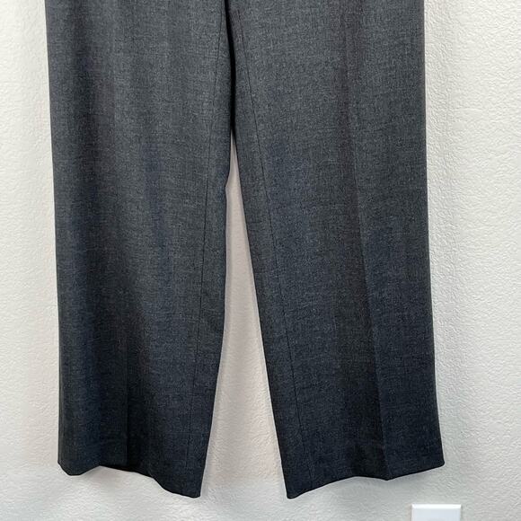 Armani Collezioni Dark Gray Wool Blend Antinea SRL Trousers Dress Slacks Pant 10 - Picture 6 of 12